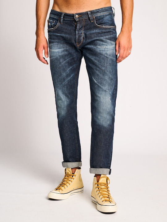 Staff Simon Men's Jeans Pants Elastic Dark Blue