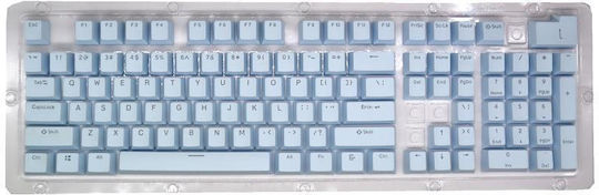 HXSJ P9 104 PBT Color Keyboard Only English US Blue