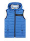 Kinder Freizeitjacke Ärmellos Beidseitig Blue