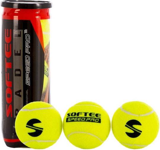 Softee Padel Speed Pro Balls Tubes 3 Μπαλάκια Padel