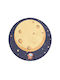 Round Hypoallergenic Kids Rug Astronaut Starborn Explorer Soft 3cm Ø120cm