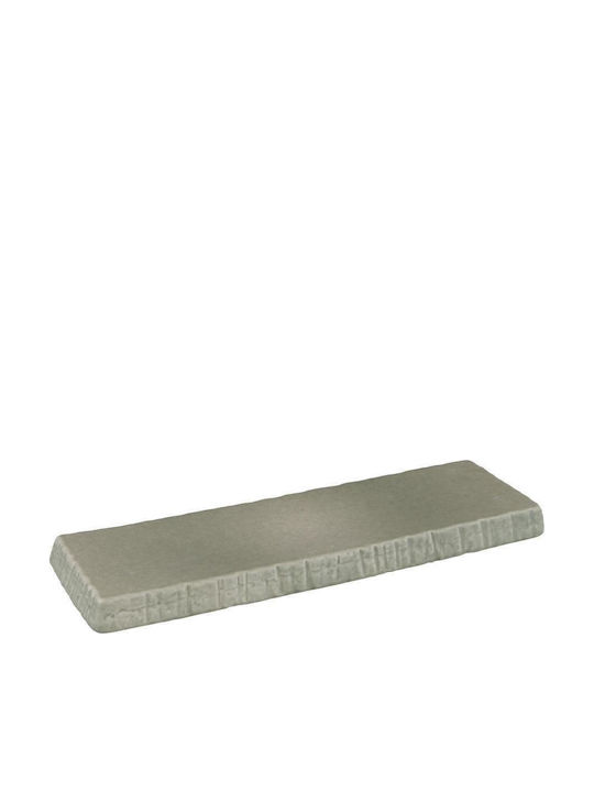 Bormioli Rocco Serving Platter made of Porcelain Gray 35x11cm