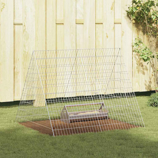 vidaXL 3394436 Galvanized Steel Cage for Birds 110x100x85cm