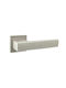 Perfect Lever Front Door with Rosette Right 244 Nickel Matte