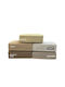 Linea Home Еластичен Калъф Комплект за холна гарнитура Light Brown 3бр LH2020845
