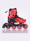 3K Medical Line S.A. Inline Αυξομειούμενα Rollers Κόκκινα Ενηλίκων/Παιδικά