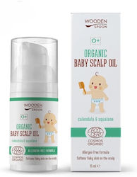 Baby Scalp Oil Organic 15ml Wooden Spoon Baby Scalp Oil Organic 15ml Wooden Spoon