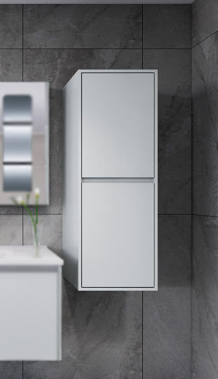Martin 3CLAV037WH Στήλη Μπάνιου Δαπέδου 37.5x30x120cm Λευκή