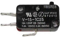 General Purpose Micro Switch 15A 3 Contacts General Purpose Micro Switch 15A 3 Contacts