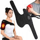 Zola Elektrische Massager Gegen Cellulite Heizungs Vibrationsgerät Zielbereich 3 Einstellbare Riemen USB 62 X 23 Cm Schwarz