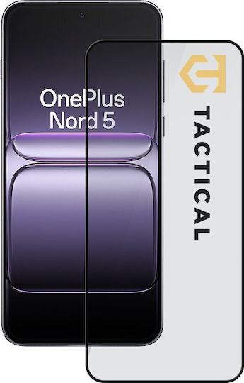 Tactical 5D 0.33мм Закалено стъкло Черен (OnePlus Nord 5)