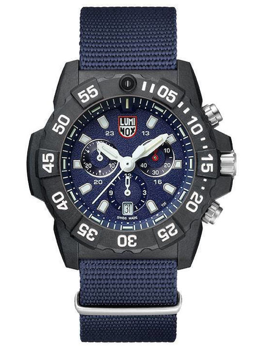 Luminox Sea Series Uhr Batterie mit Stoffarmband