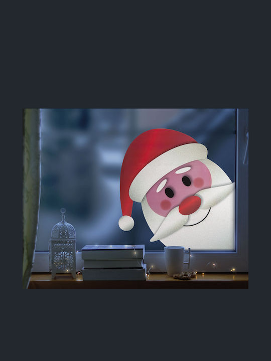 Christmas Window Decoration Santa Claus 28.5 X 27 Cm