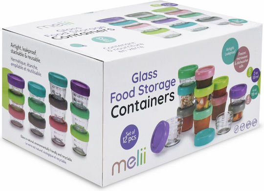 Melii Set de mâncare pentru copii din plastic 0.659lt Multicolor