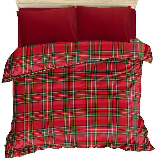 Astron Italy Σετ Υπέρδιπλο 4τμχ 245x260εκ. Redwine