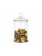 Yuk Vase for Coffee / Sugar with Airtight Lid Glass Transparent 3500ml