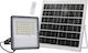 Adeleq Waterproof Solar LED Flood Light 50W Natural White 4000K with Motion Sensor IP65