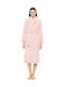 Pink Label Зимна Дамска Халат Бяла