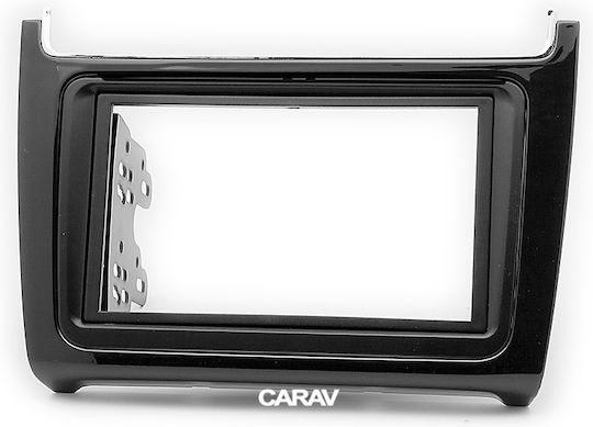 CARAV Industries Inc. DIN Fascia Panels 2 Din for Jaguar MK Volkswagen Polo 2014 2017