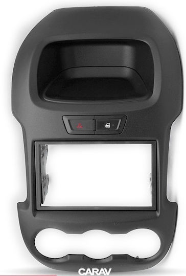 CARAV Industries Inc. DIN Fascia Panels 2 Din for Ford Ranger with A/C 2011 2015