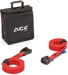Acebikes Σέτ Ιμάντες Πρόσδεσης Μοτοσυκλέτας Μεταφορά Cam Buckle Essential