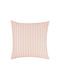 Nobodinoz Διακοσμητική Μαξιλαροθήκη Sheldon Pink Stripes 60x60εκ.
