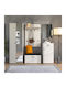 Rathlin Entry Furniture with Shoe Rack Cashmere 51x35x98cm