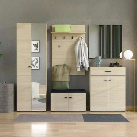 Έπιπλο Εισόδου Light Port Oak 77x35x98εκ.