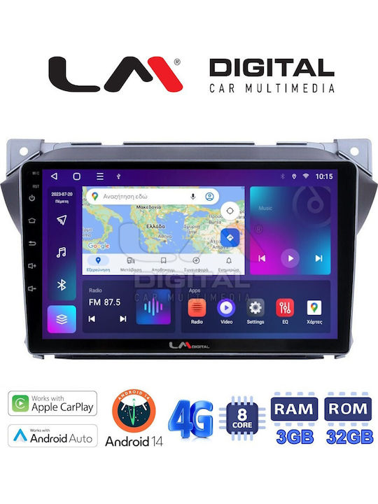 LM Digital Sistem Audio Auto pentru Suzuki Înălțime 2009>2016 (Bluetooth/USB/WiFi/GPS/Apple-Carplay/Android-Auto)