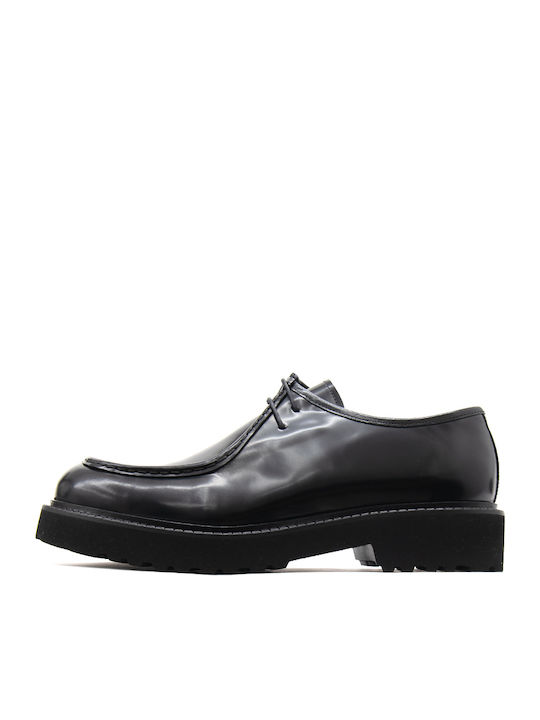 Kalogirou Men's Leather Casual Shoes Black