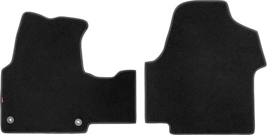 Lampa Set of Front and Rear Mats 4pcs for Peugeot Expert Black