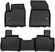 Car Mats Proline Nissan Qashqai III Crossover Hybrid Post-facelift 2024 3 Pieces Frogum