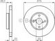 Bosch Bremsscheiben Set Vorderseite 2 Stück