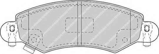 Ferodo Σετ Τακάκια Εμπρός 4τμχ Opel Agila Suzuki Wagon R+ Fdb1423