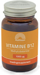 Mattisson Vitamin B12 Methylcobalamine Витамин 60 подезични таблетки