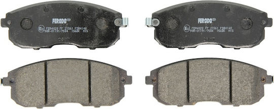 Ferodo Brake Pad Set Front 4 Pieces Nissan Altima Juke Maxima Pulsar Sentra Tiida Fdb4148