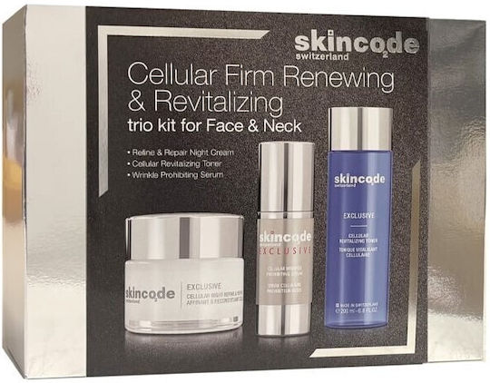Skincode Cellular Firm Renewing & Revitalizing Σετ Περιποίησης για Αντιγήρανση & Σύσφιξη 3τμχ