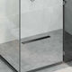 vidaXL Oțel inoxidabil Sifon pardoseală cu Dimensiune 60x11cm Negru