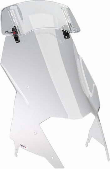 Puig Touring Motorcycle Windshield & Windscreen Transparent Visor for Yamaha Tenere 700 22516W
