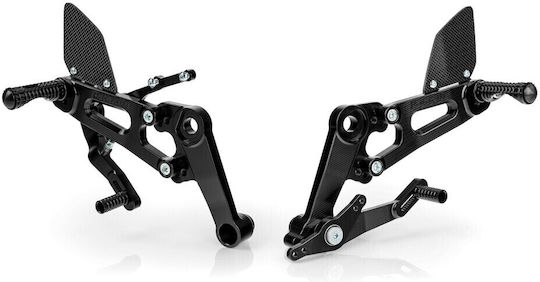 Paraxite Foot Peg Μοτοσυκλέτας in Black Color PRS001N