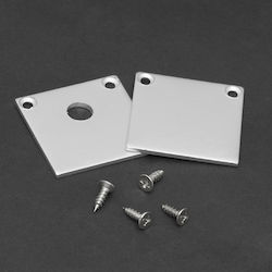 Element De Închidere Profile Led Din Aluminiu 2 Bucăți