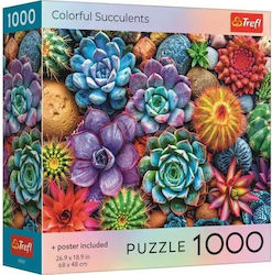 Colorful Succulents Puzzle 2D 1000pcs Colorful Succulents Puzzle 2D 1000pcs