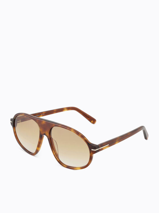Carolina Lemke Unisex Sunglasses with Brown Tartaruga  display picture 2