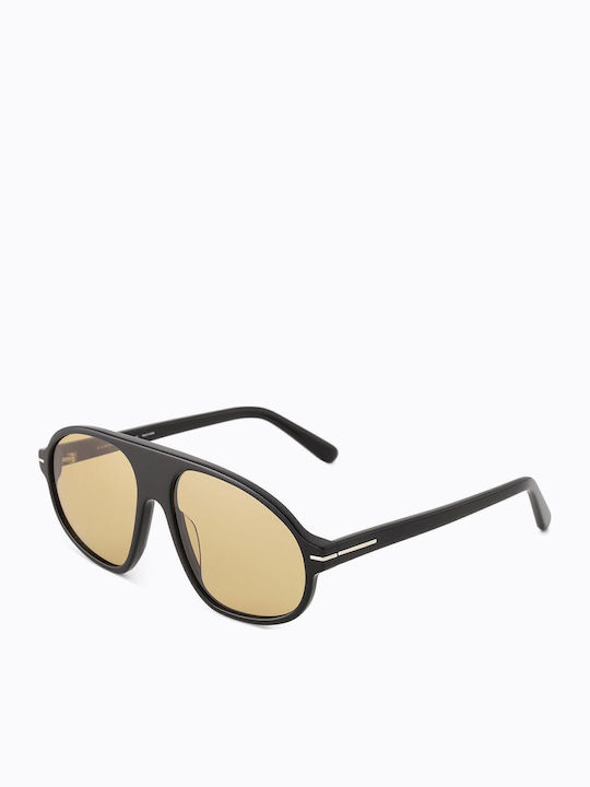 Brown Gradient Octagonal Sunglasses Carolina Lemke Unisex Carolina Lemke Women main image 4