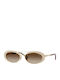 Vogue Women's Sunglasses with Gold Metal Frame and Brown Gradient Lens VO4348SB 848/13