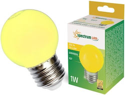 Spectrum LED Bulb 1W for Socket E27 Yellow