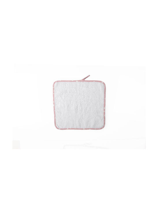 Dimcol Shoulder Burp Cloths Pink 30x30cm. 6pcs