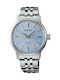 Seiko Presage Ladies Γυναικείο Ρολόι Αυτόματο με Ασημί Μεταλλικό Μπρασελέ