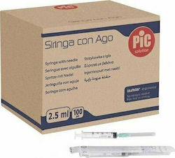 PiC Solution Σύριγγες 2.5ml 100τμχ