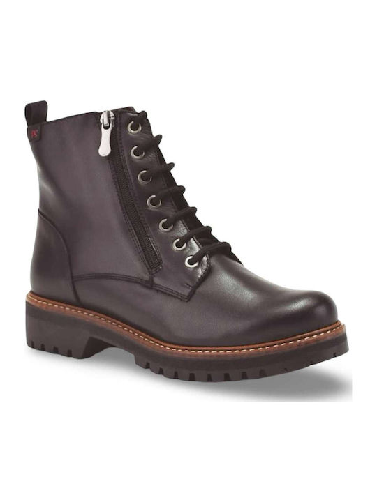Leather Women's Ankle Boots Black